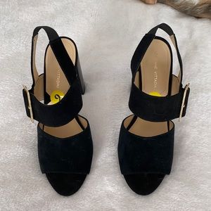 Buckle open toe sandals